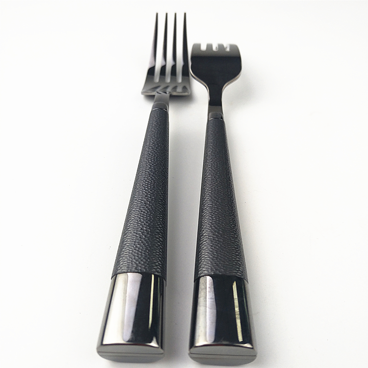 High precision cnc service anodized fork and knife prototype